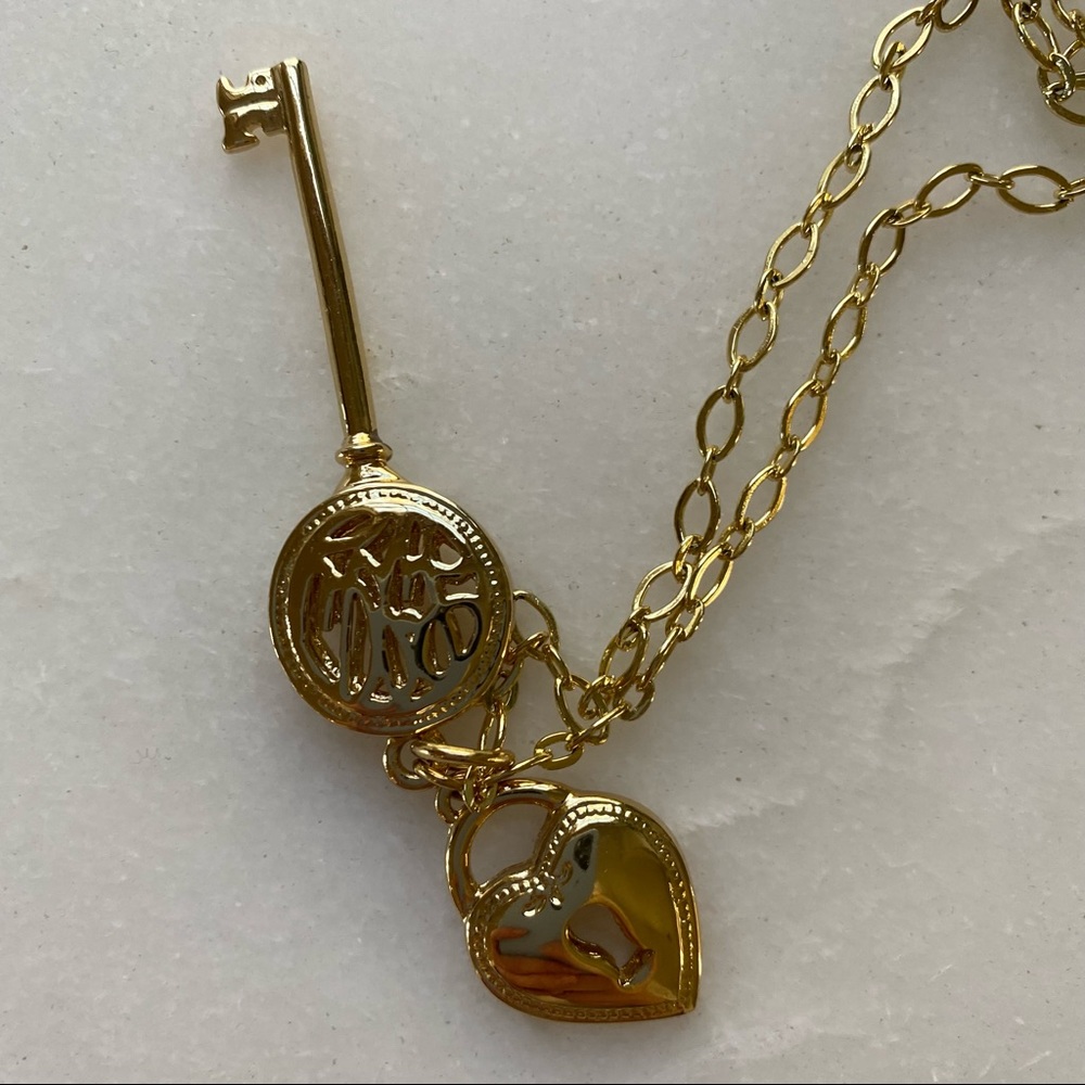 Lilly Pulitzer Lock & Key Chain Necklace